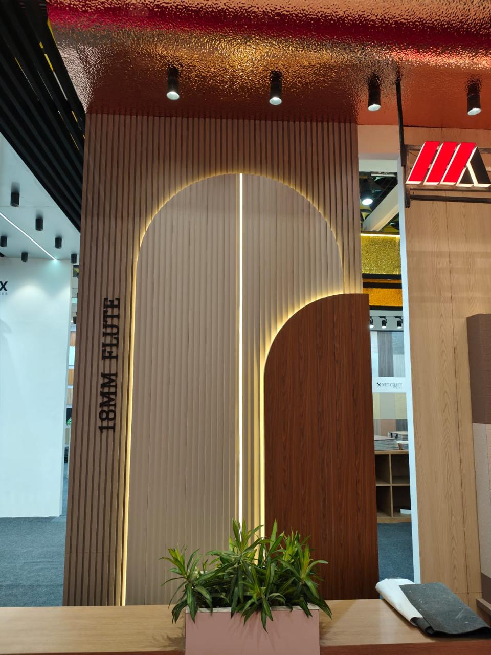 Fluted Panel Arch Feature, Kanpur